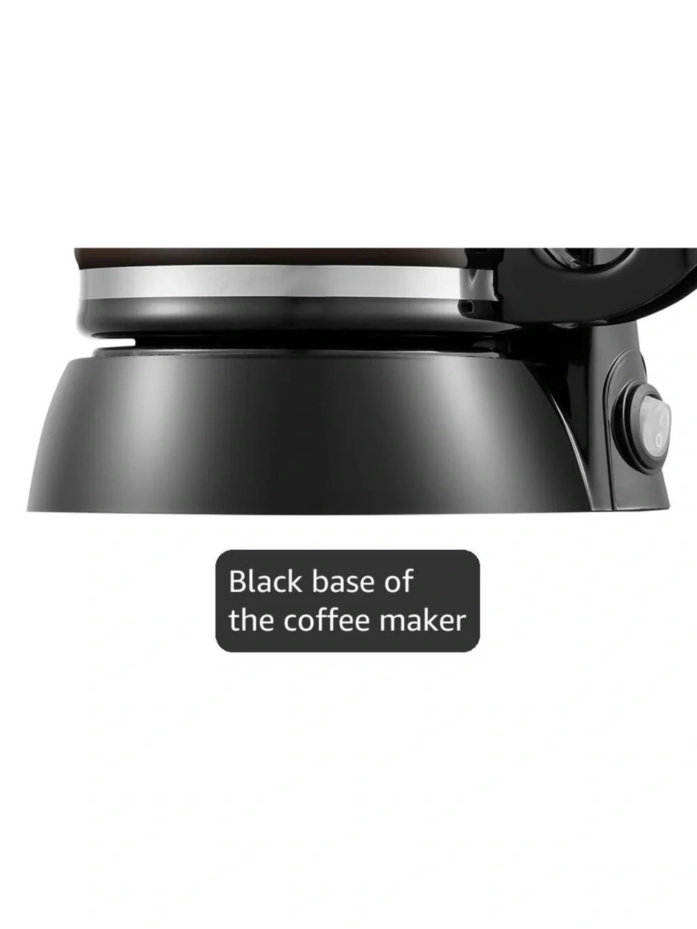Elite Gourmet 4-Cup Compact Black Drip Coffee Maker with Glass Carafe